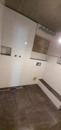 Badezimmer im Neubau